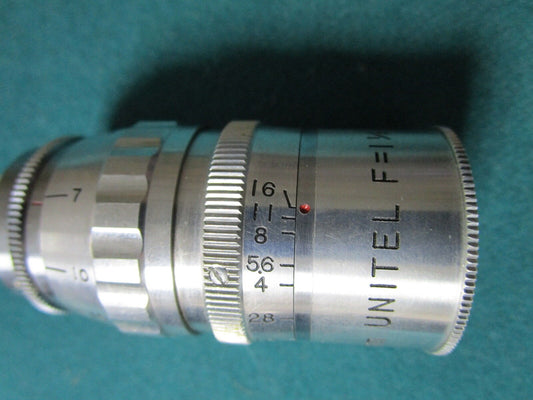 Unitel F=1 1/2" f:3.8 C 8mm Camera Lens in original box with cap[*110]