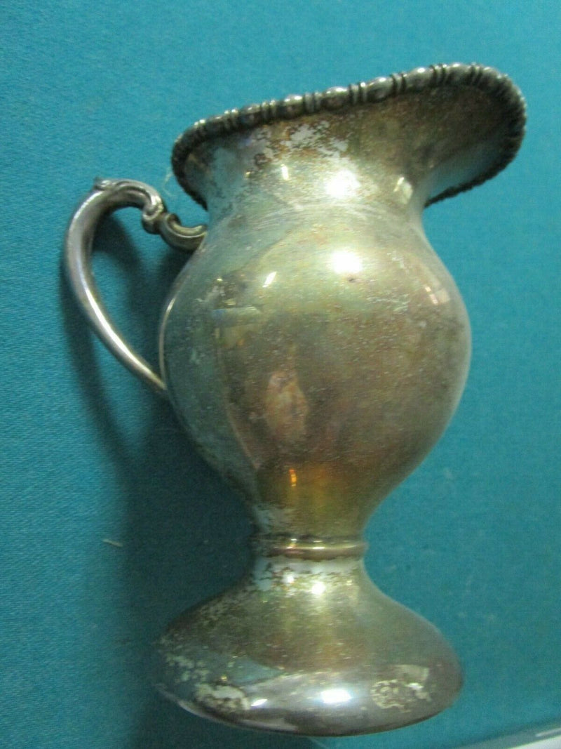 Antique Silver On Copper English Tea And Coffee Set With Tray 5 Pcs