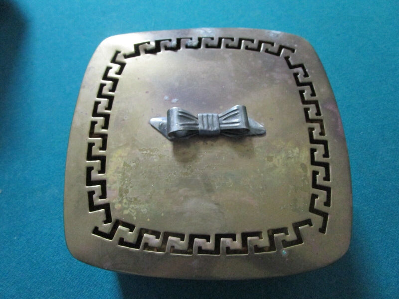 ANTIQUE CHINESE BRASS CRICKET BOX PICK 1