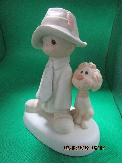 Precious Moments Inspirational Figurine  To A Special Dad 5.25" ^^