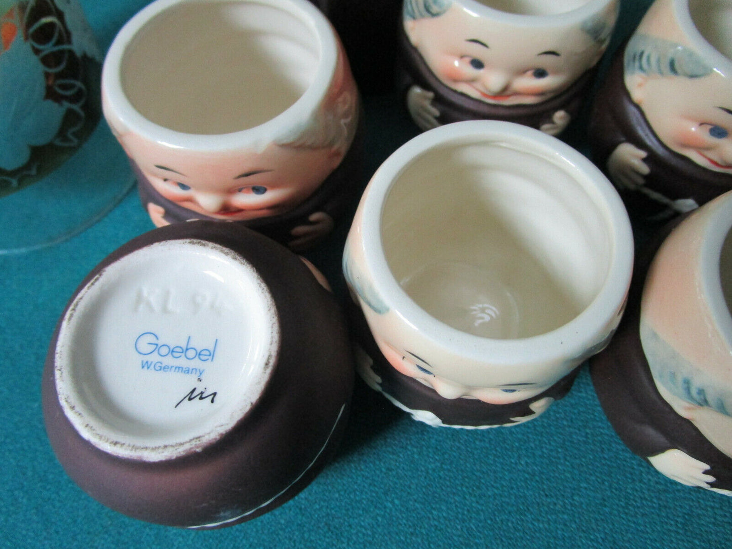 1950s GOEBEL HUMMEL DECANTER SHOT CUPS BELL SUGAR ASTHRAY PICK ONE 1- 1950s