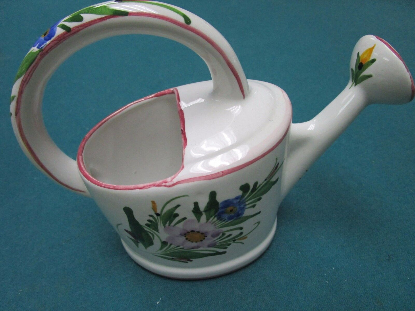 WATERING CAN MADE IN PORTUGAL, 7 X 8", HANDPAINTED, [*91]