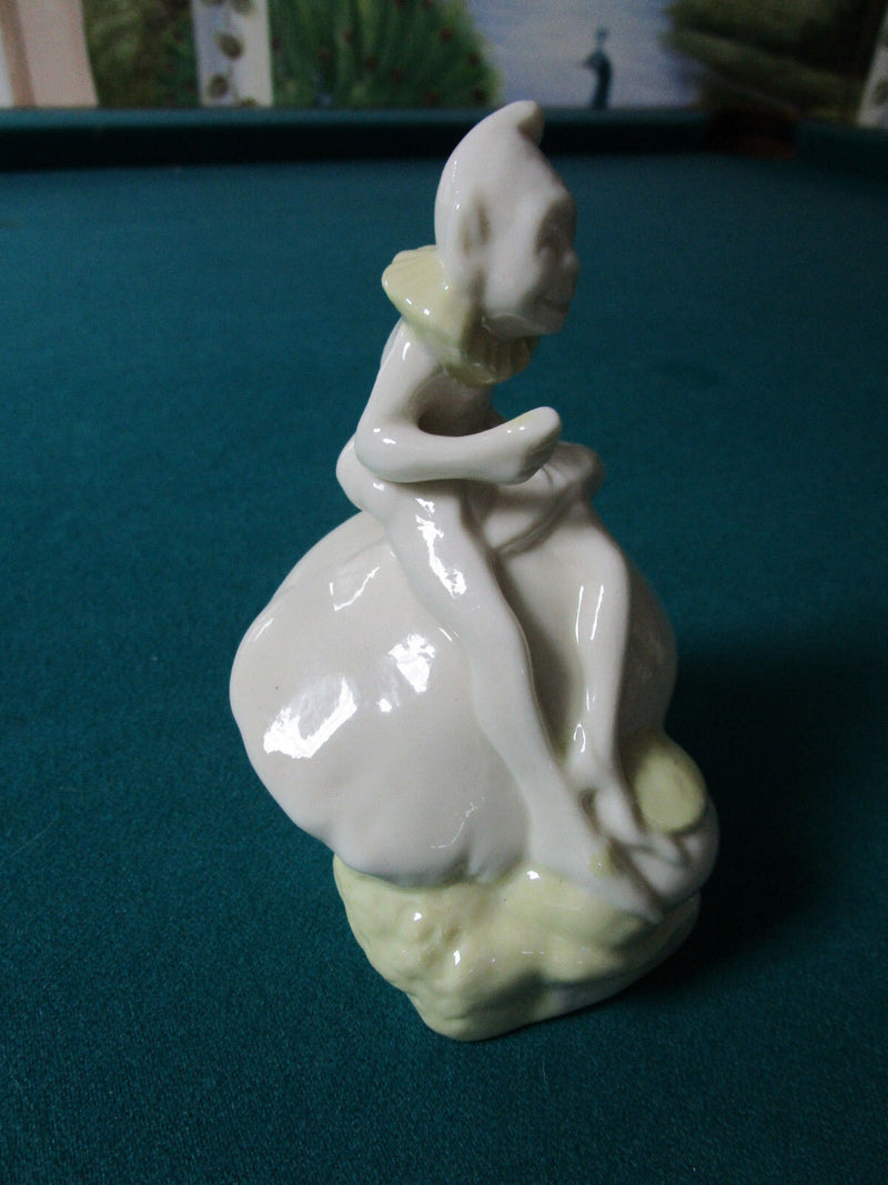 Belleek Elf / Gnome Leprechaun Figurine 5" [*BELL] GREEN MARK