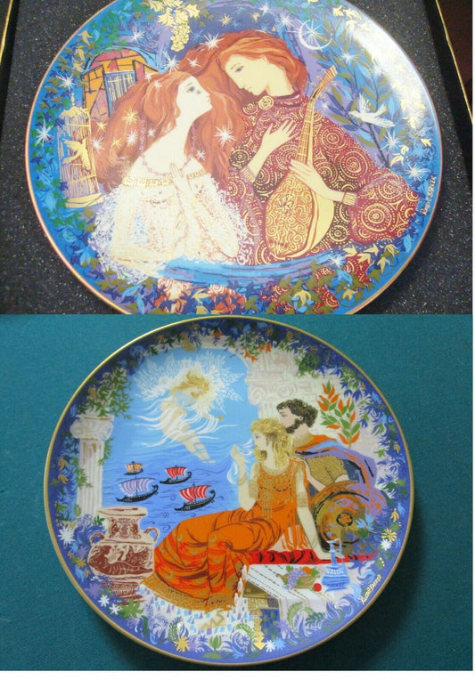 Anna Perenna PLATES "Romantic Loves" Romeo & Juliet/ Helen & Paris PICK1