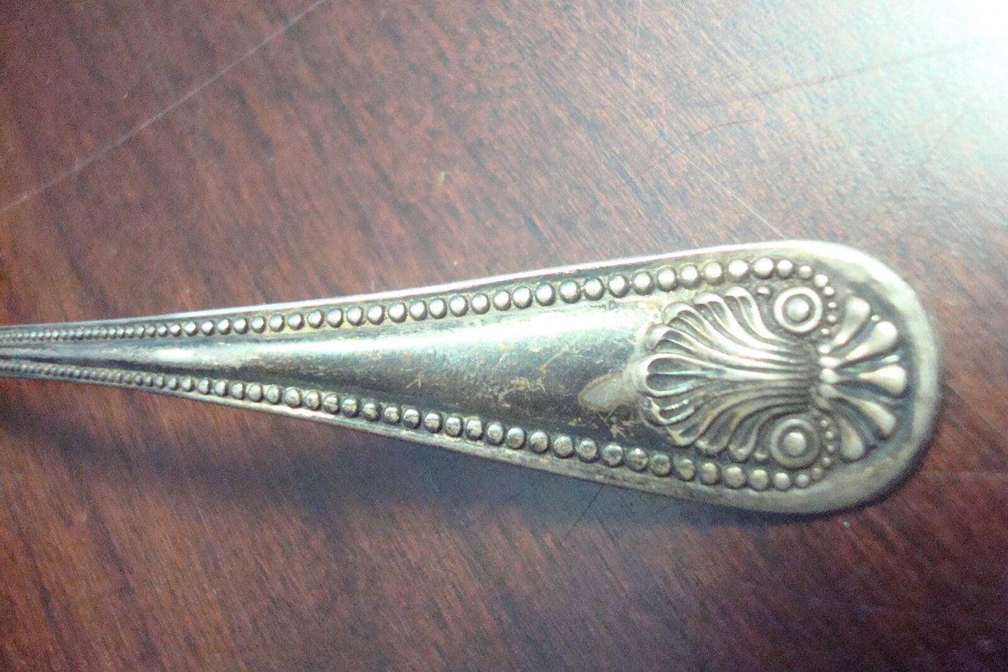 Whiting Silver sterling gravy spoon mark, made in USA