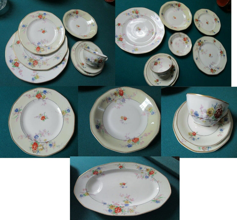 Antique Theodore Haviland Limoges Jewel Pattern Dinner Settings Plates Pick1