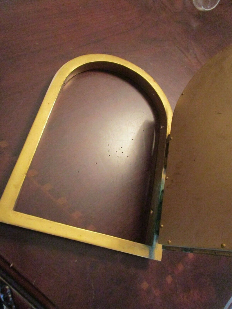 TABERNACLE SACRARIUM ORIGINAL DOOR BRONZE CHALICE CALIX 15 X 10" ORIGINAL