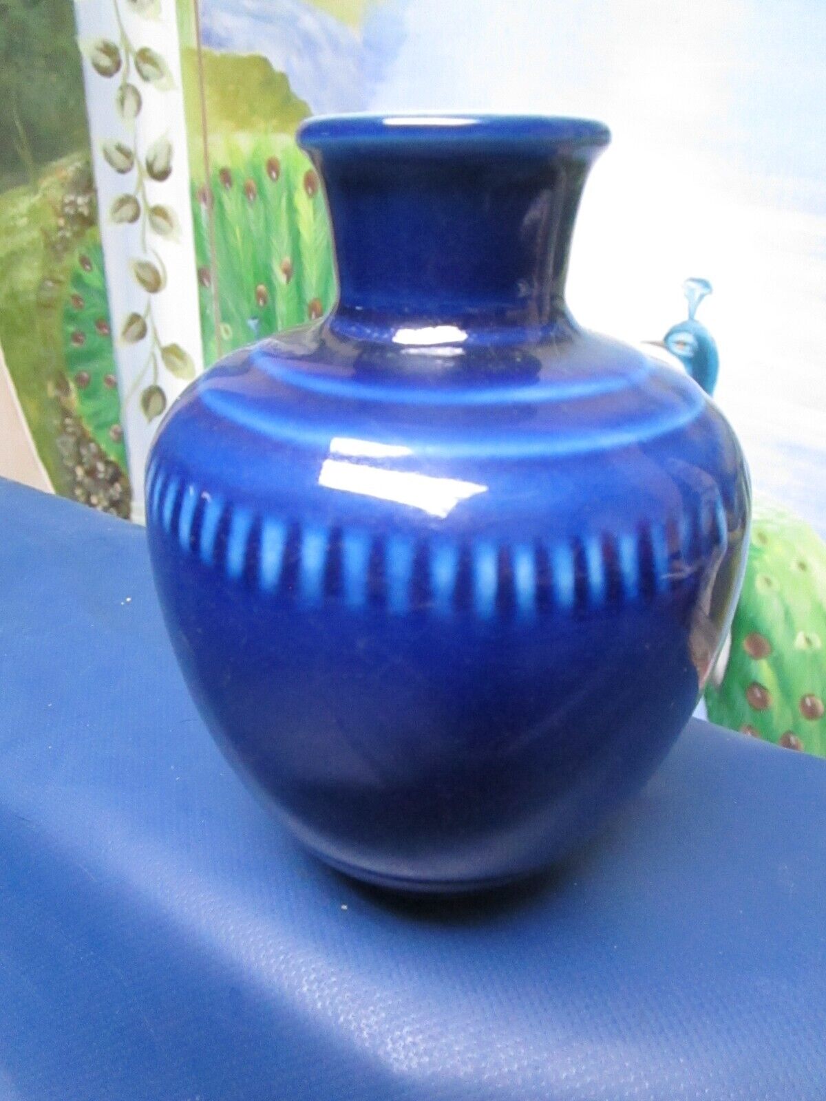 Rookwood USA pottery blue vase 5 1/4"