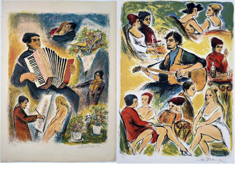 IRA MOSKOWITZ LITHOGRAPH UNFRAMED PENCIL SIGNED PICK1