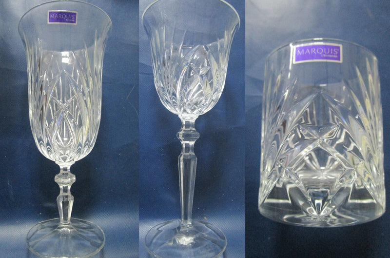 "Waterford Crystal Ice Tea /  Wine Clear / Whiskey Glasses- Brookside -New PICK1