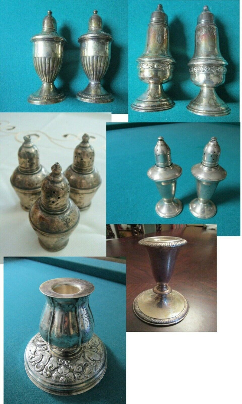 STERLING SILVER SHAKERS CANDLE HOLDER PICK ONE