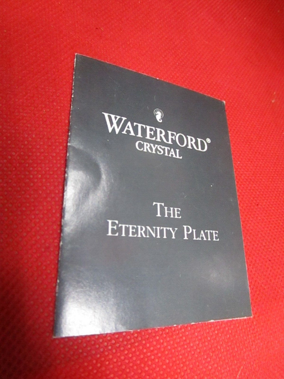 Waterford the Eternity crystal Plate 8" nib