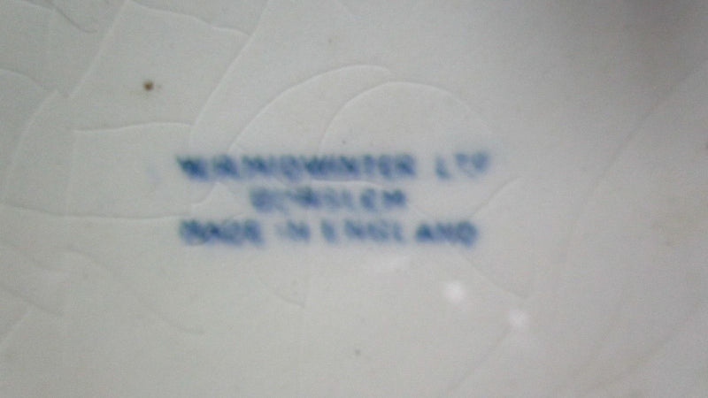 W.R. Midwinter Antique Burslem England Plate 8 1/4" ^^