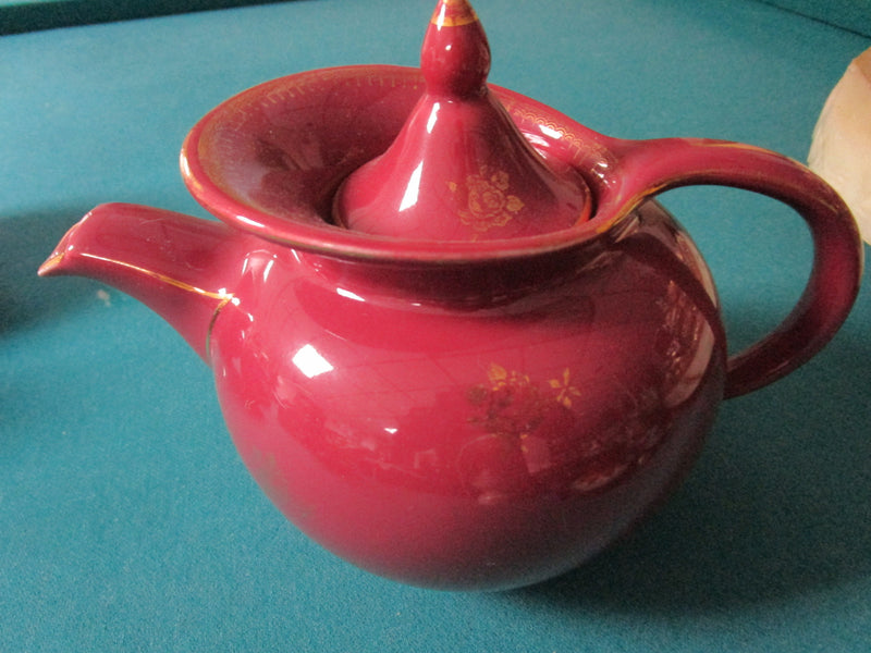 Hall Purple Pink Teapot With And Without Gold, Pick One ^^