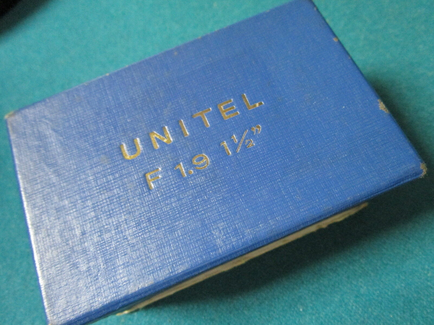 Unitel F=1 1/2" f:3.8 C 8mm Camera Lens in original box with cap[*110]