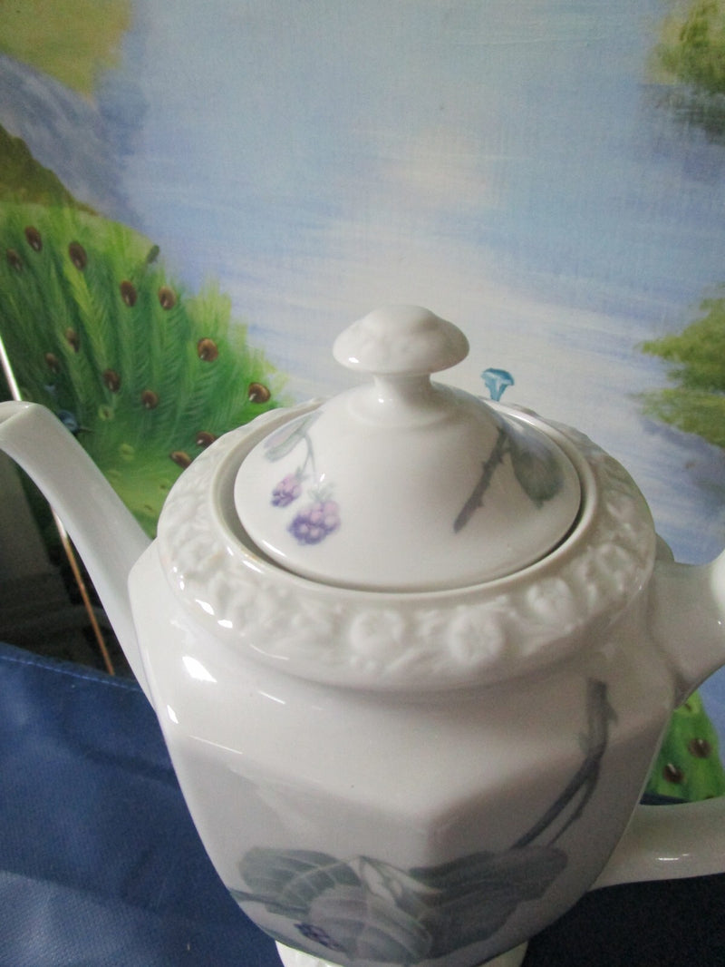 Rosenthal Germany Maria Berries Pattern 3 Pcs Coffee Set Pot Creamer Sugar ^^