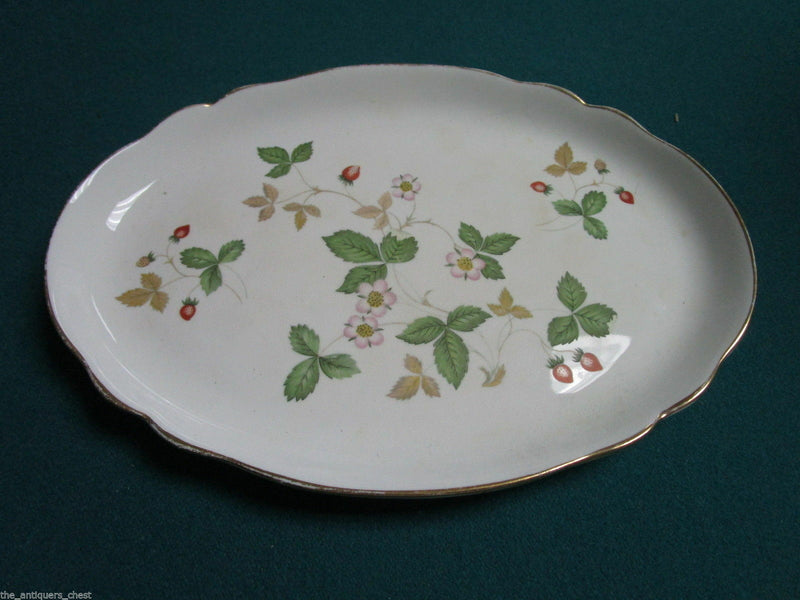 “Wedgwood" Vanity Wild Strawberry  Kutani Crane Dish Bottle Tray Vase Pick1 ^^