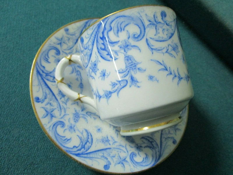 ANTIQUE ROYAL WORCESTER TYNDALE VAN RODEN STAFFORDSHIRE COFFEE CUP/SAUCER PICK1^