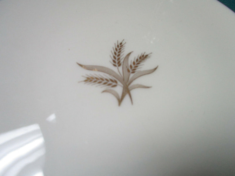 Weatherly pat. By Lenox bowls dinner plates cup saucer federal platinum wheat ^^
