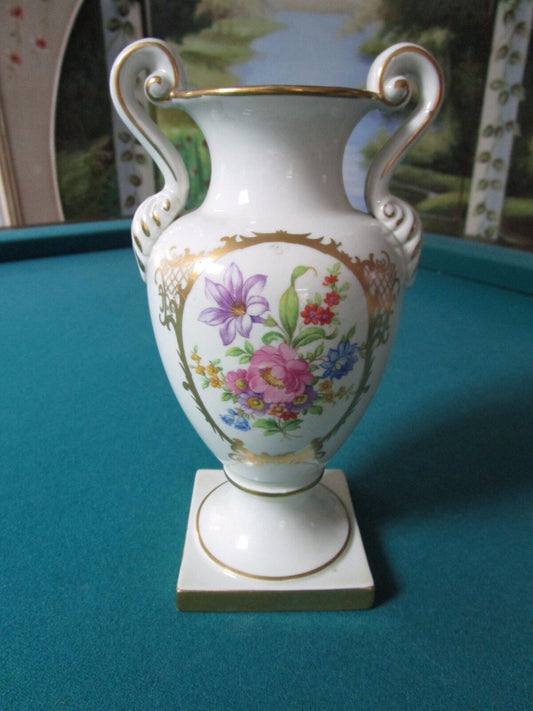 Trenton Potteries Double Handle Pedestal Floral Urn Vase C1920s RARE