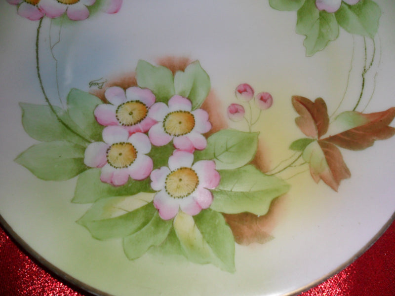 Royal Rudolstadt Prussia, plate, in soft pastel colors[#143]