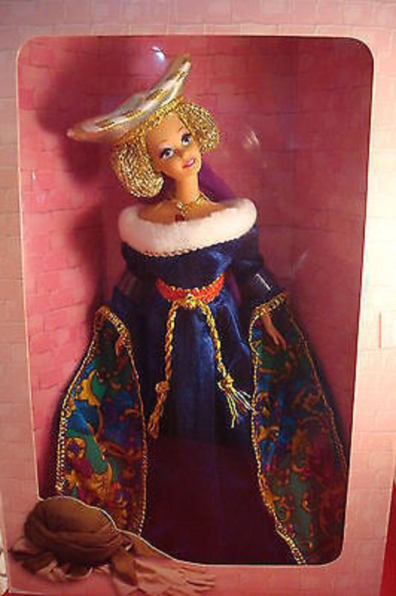 1994 Barbie Medieval Lady, still with original sticker price[a*4]