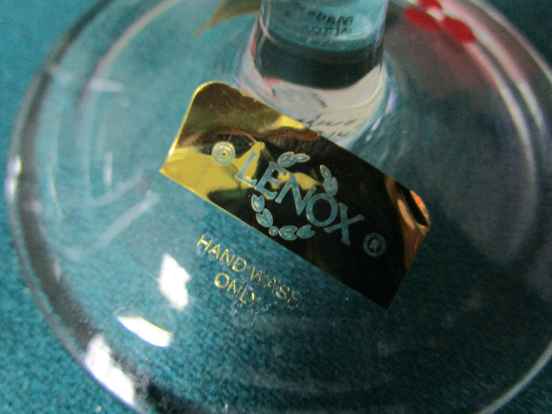 Lenox Crystal Glassware Holiday Spirit Christmas Flutes  Compotes Pick One