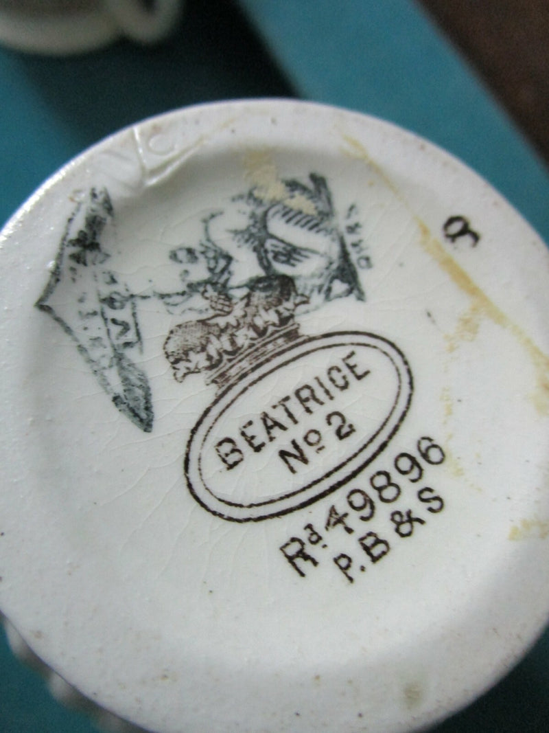 POWER BISHOP & STONIER ANTIQUE ENGL FAIENCE POTTER VASE BOWL CUP BEATRICE PICK1