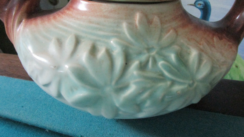 McCOY 1940s Teapot Daysies Decor 6 1/2 X 10 1/2" [TP8]