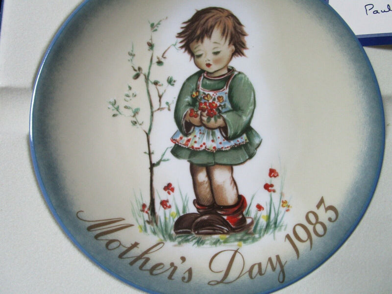 Goebel Bertha Hummel Mother’s Day Plates 1980/81/82/83/85/86/87/88/89 Newpick 1