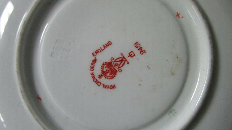 Franziska Hirsch Dresden - Royal Crown /Wild Brothers Saucers Lot 0f 3[95F]