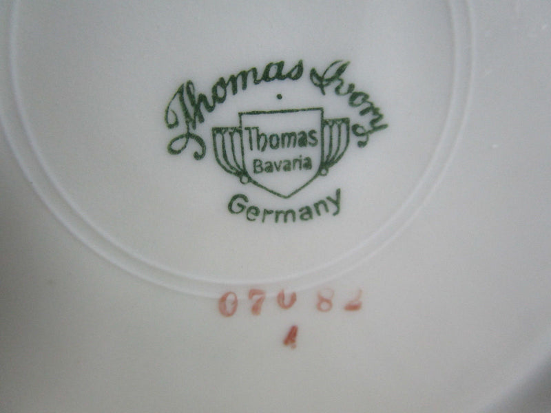 THOMAS BAVARIA CHILD CHINA SET 4 PCS SETTING CUP SAUCER PLATE [*81H]