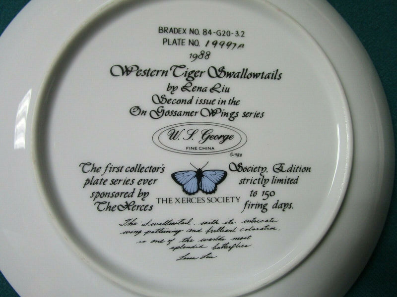 Lena Liu Collector Plates Butterflies Roses Fantasy Dahlia Pick 1