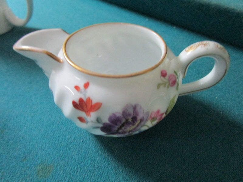 Lot Of 6 Ceramic Pieces Royal Doulton Royal Albert Creamer Mustard Pot Etc