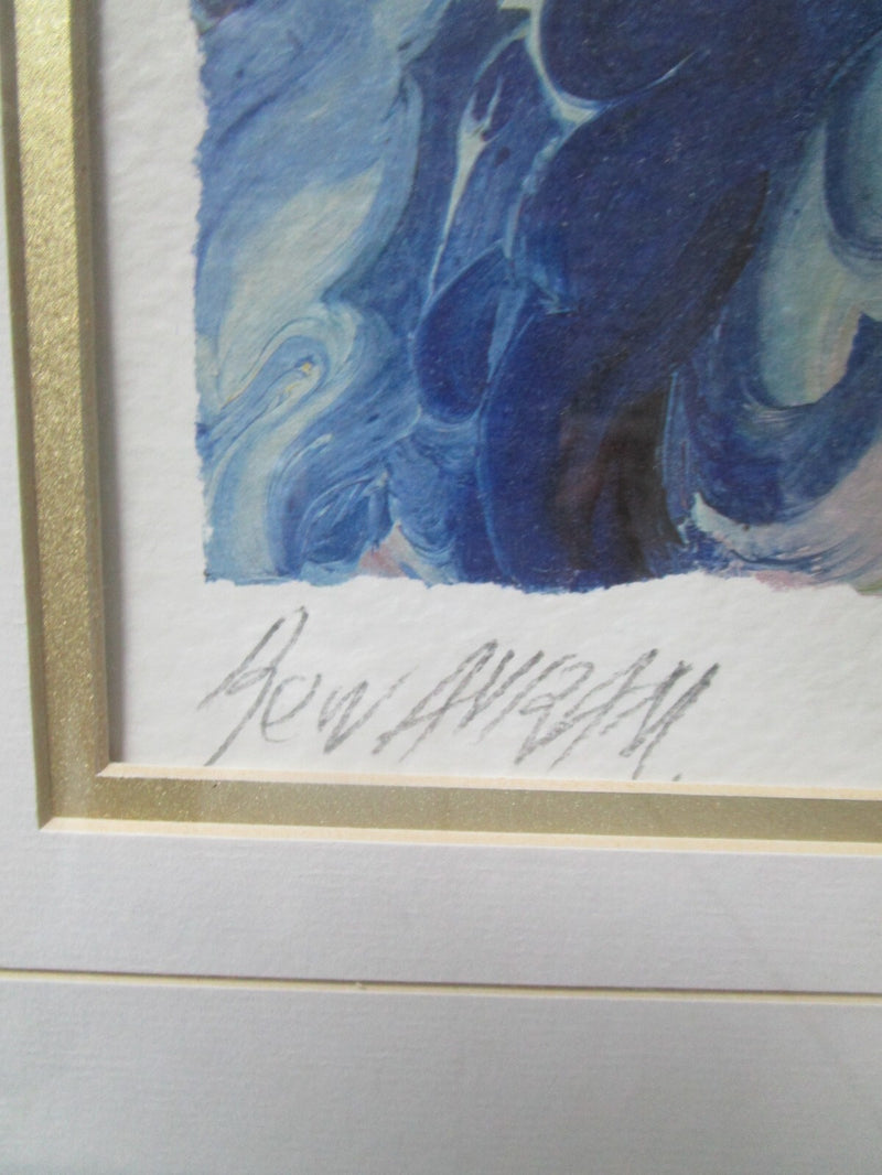 SERIGRAPH "WEDDING" SIGNED BY BEN AVRAM LIMITED EDITION 19 X 17"