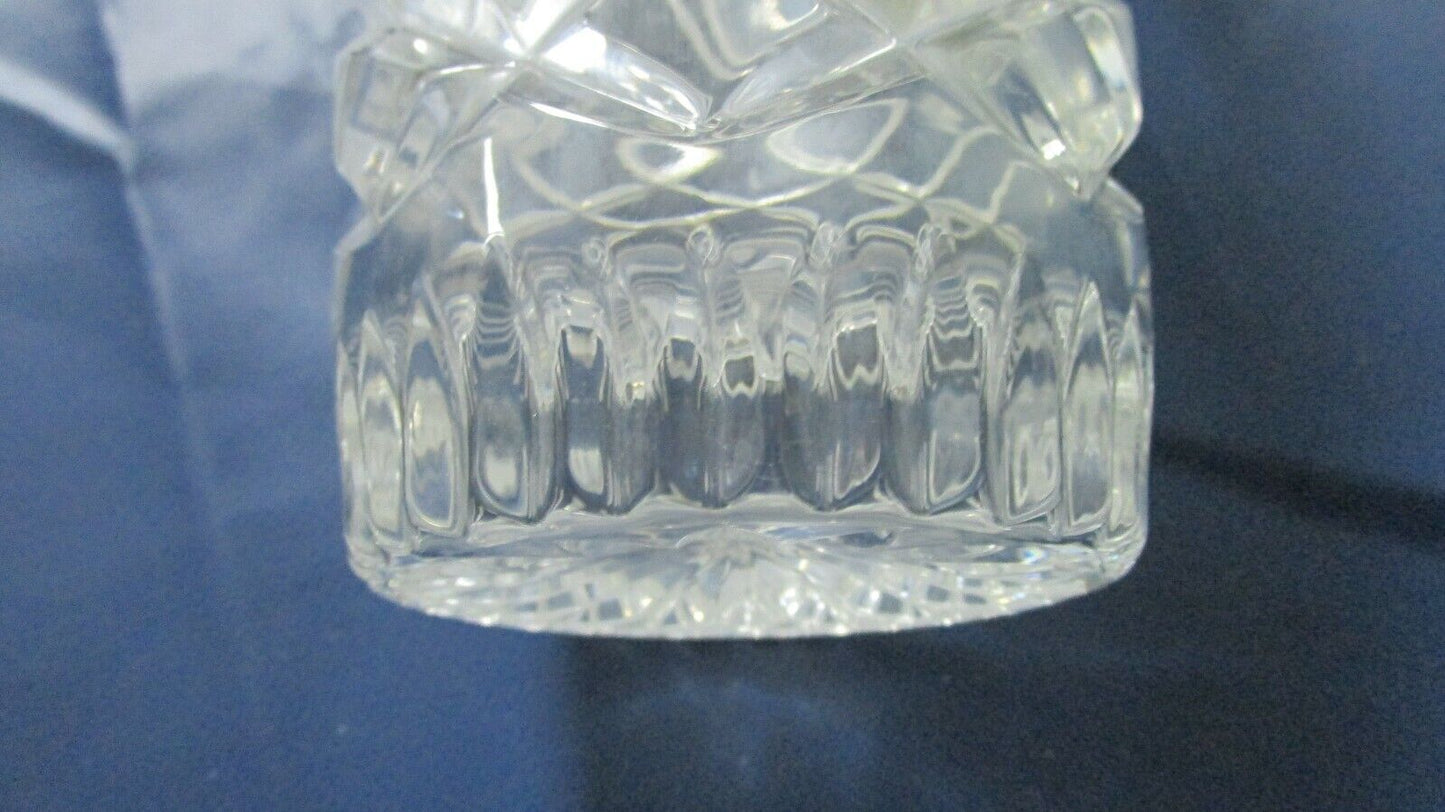 WEDGWOOD ENGLAND CRYSTAL VASE 8 1/2 X 4" NEW IN BOX