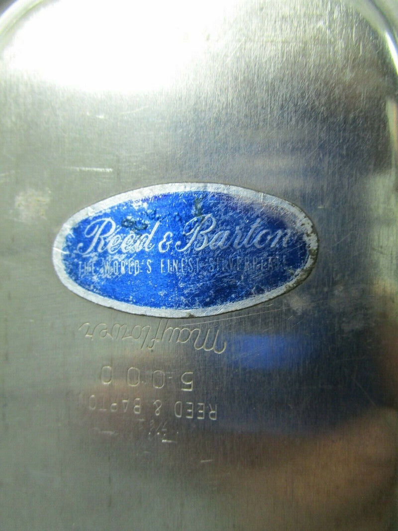 Reed & Barton "Mayflower" silverplate  gravy boat with underplate ORIGINAL