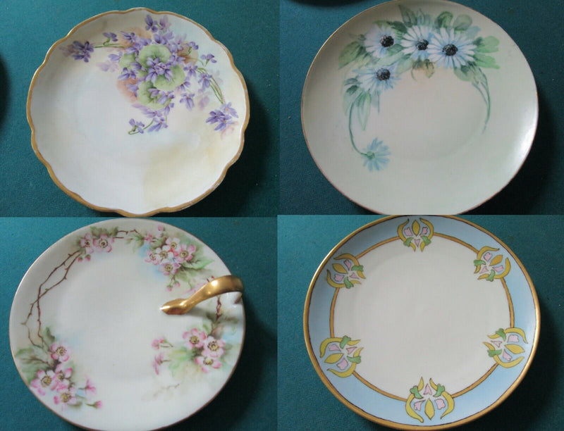 Moritz Zdekauer Austria Weiman  Plates Blue Daisies Wild Roses Violets Pick1^^