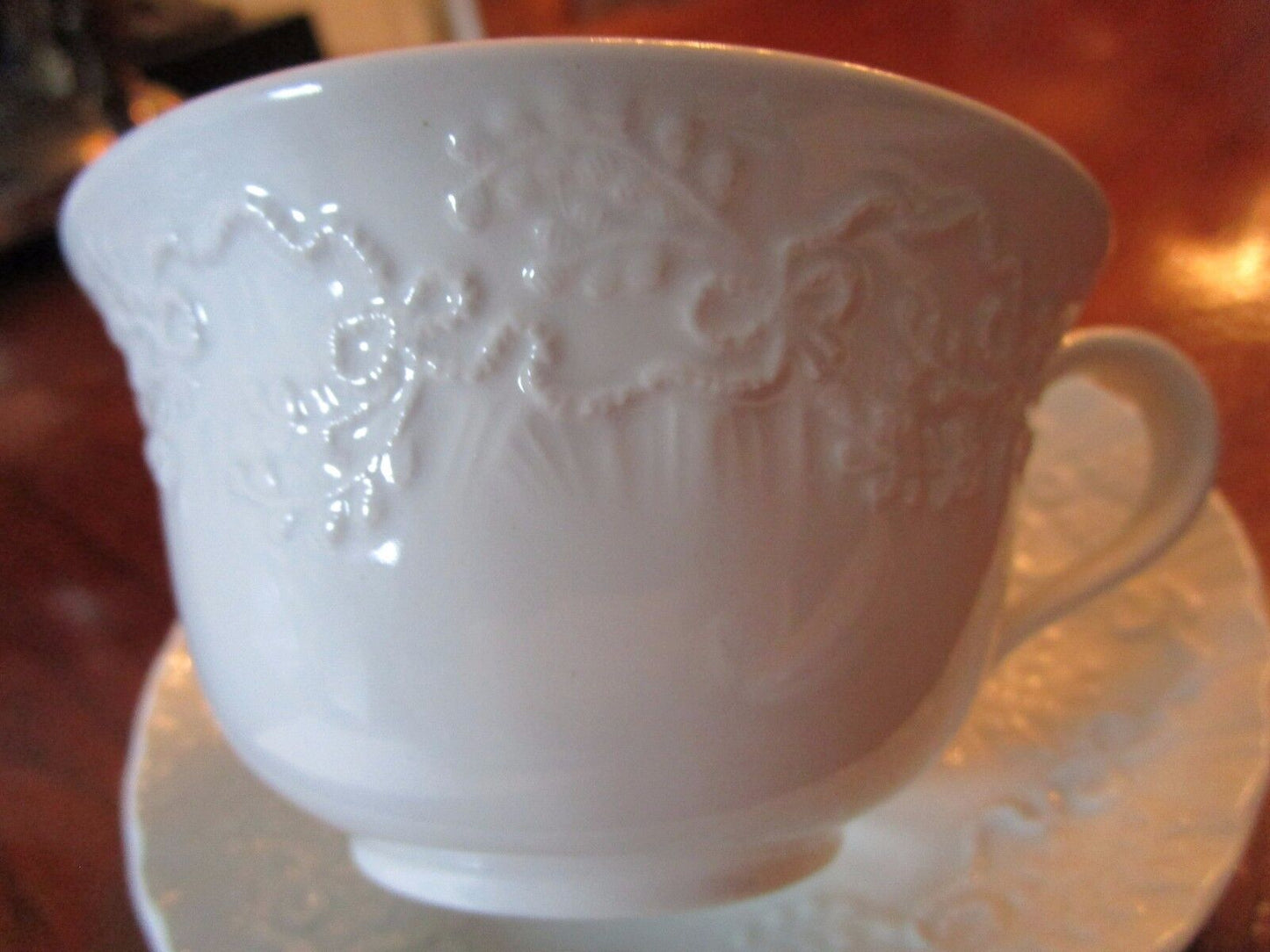 Wedgwood Cup And Saucer "Claire" Pattern For Ralph Lauren Original