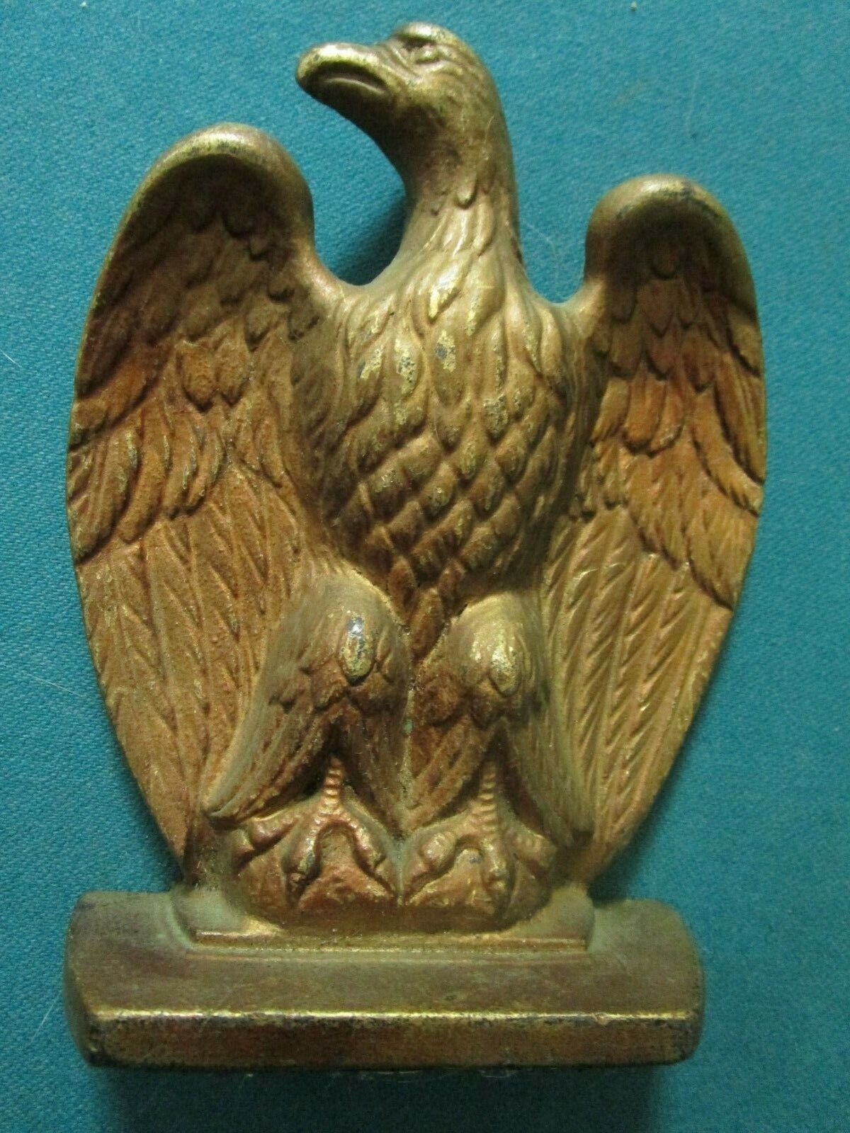 ANTIQUE CAST IRON BOOKENDS BALD EAGLES  / AMISH COUPLE PICK ONE