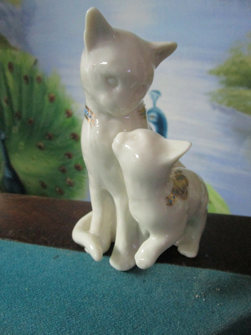 Lenox Jewel Crystal Cats Preen & Serene,Playtime, Lladro Fenton Jo Lynch Pick1^^