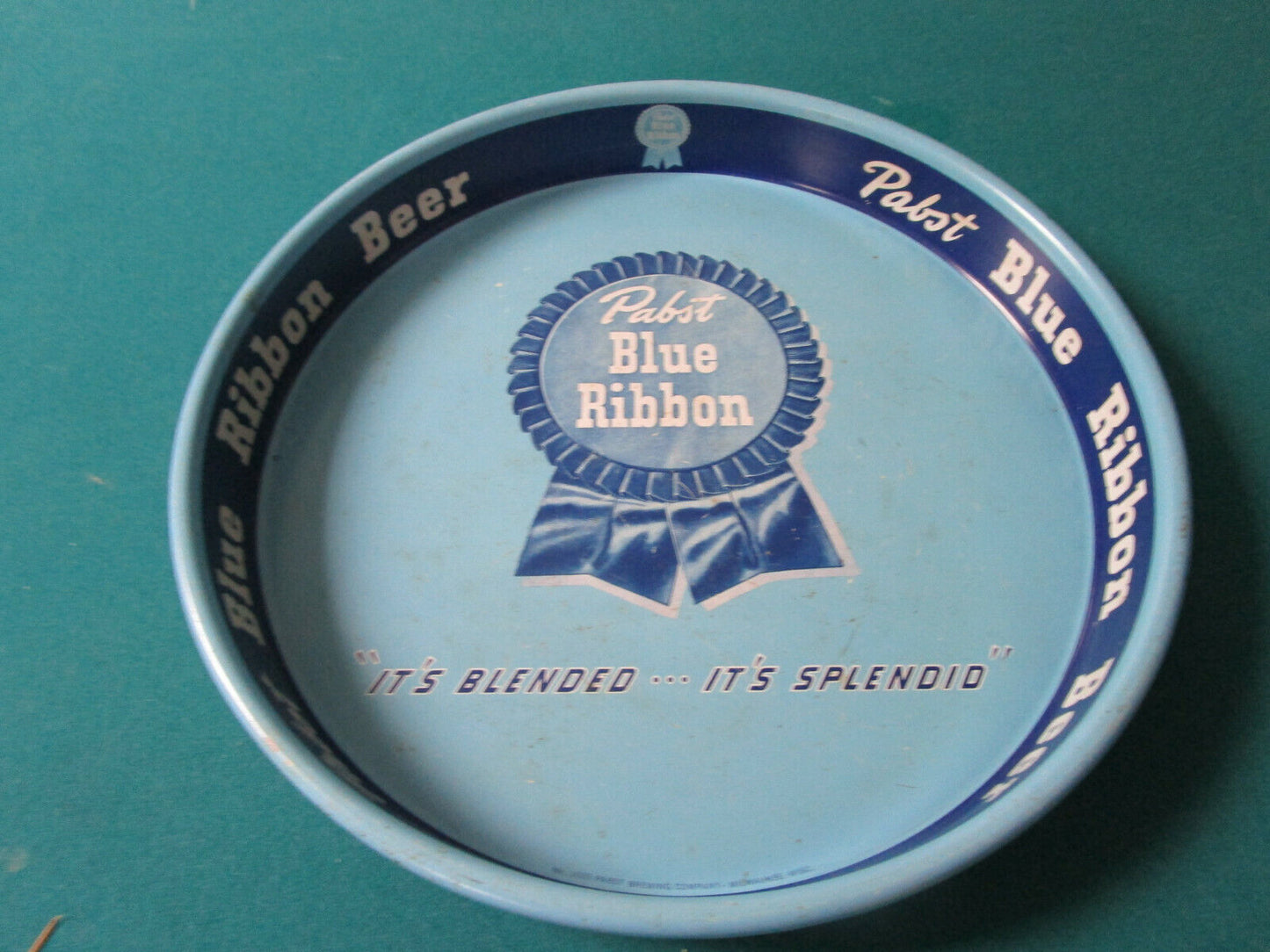 TIN TRAYS ADVERTISING PABST BLUE RIBBON , RCA VICTOR, TOLEWARE PICK ONE