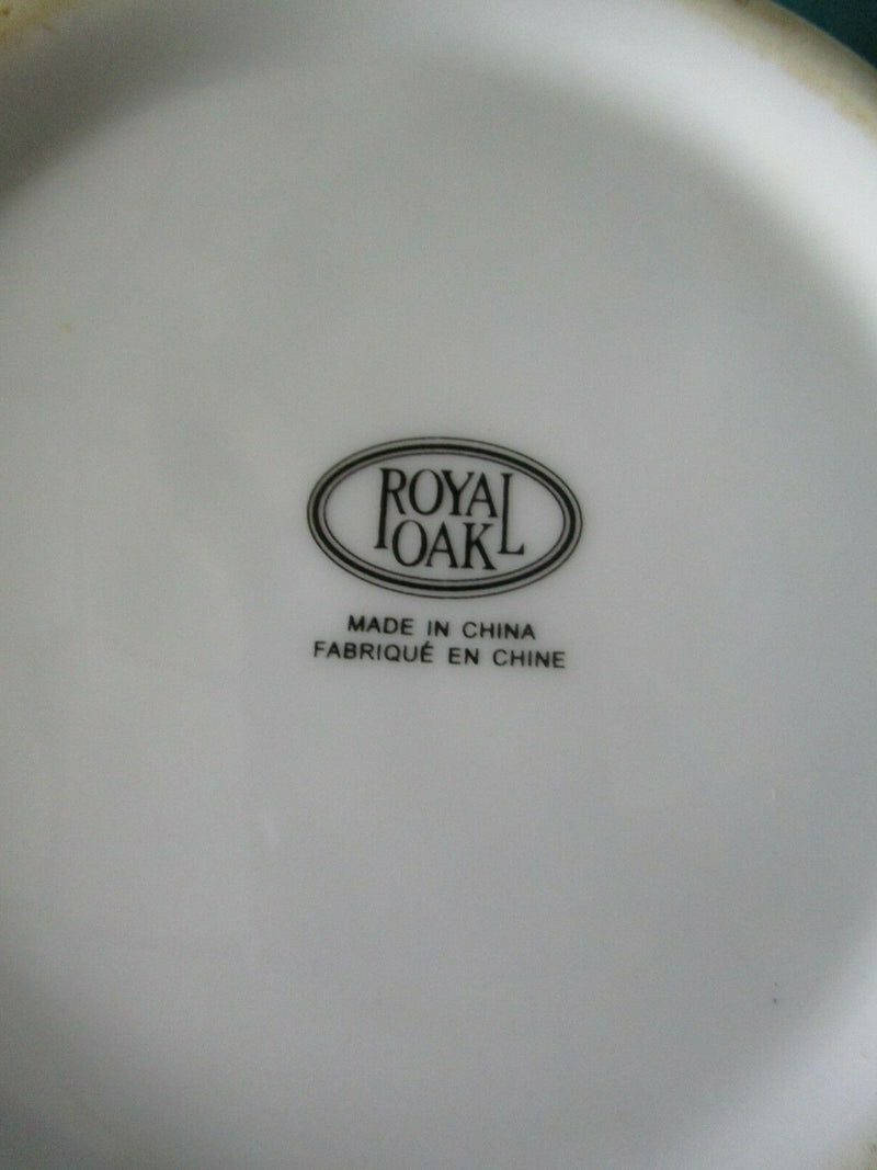 Royal Oak Teapot Floral White With Spout Cover ^^