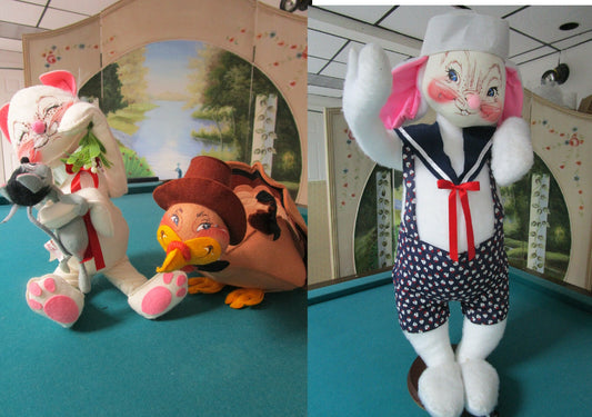 1980s ANNALEE DOLLS , TURKEY THANKSGIVING^^