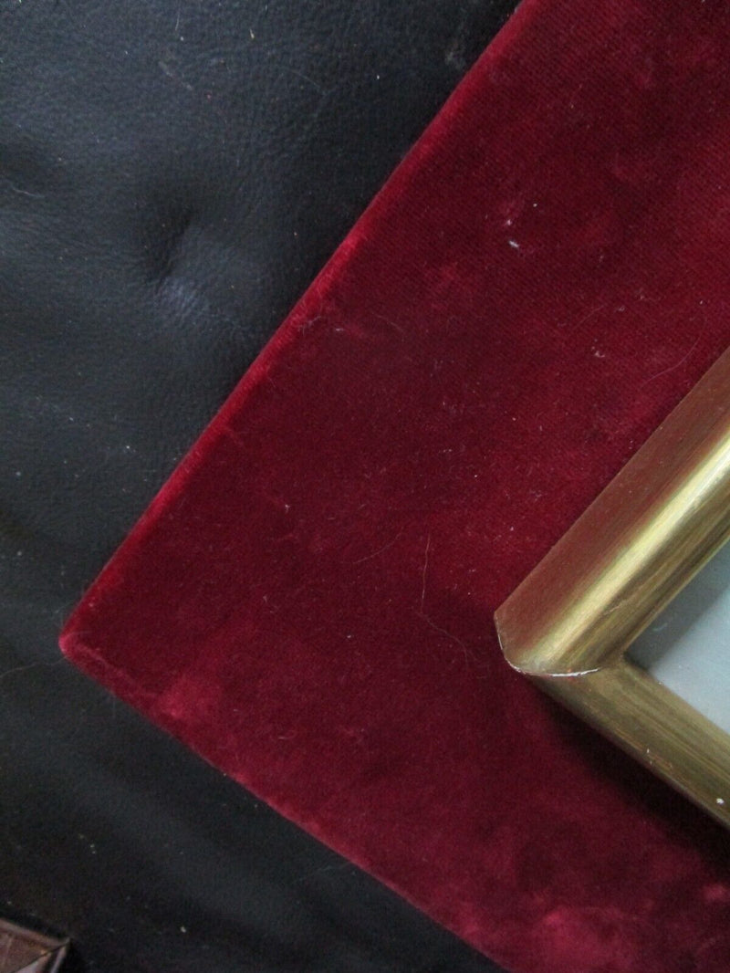 MIMMA INDELLI ORIGINAL PAINTING RED VELVET MATTED 15 X 12" FRAMED PICK 1