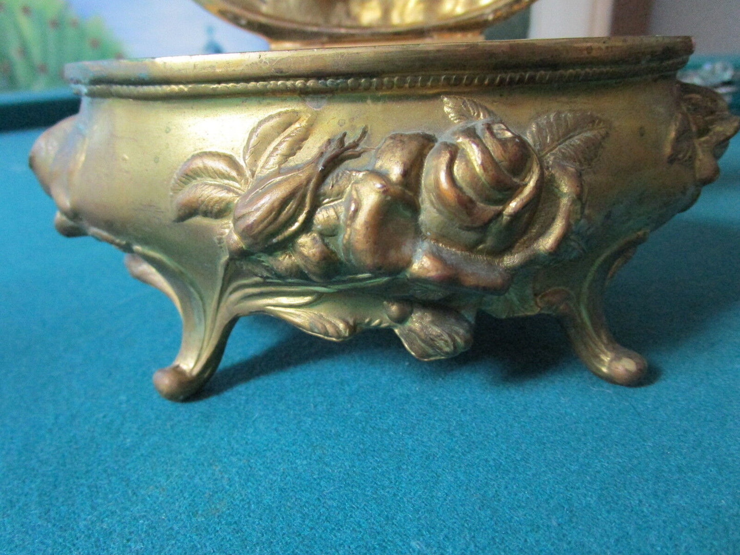 1897 Original Art Nouveau Jewelry Casket / Trinket Box. B&W # 179 original