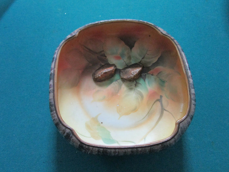 ANTIQUE VINTAGE NIPPON JAPAN POTTERY BOWL VANITY DISH HAIR RECEIVER FRUITS PICK1