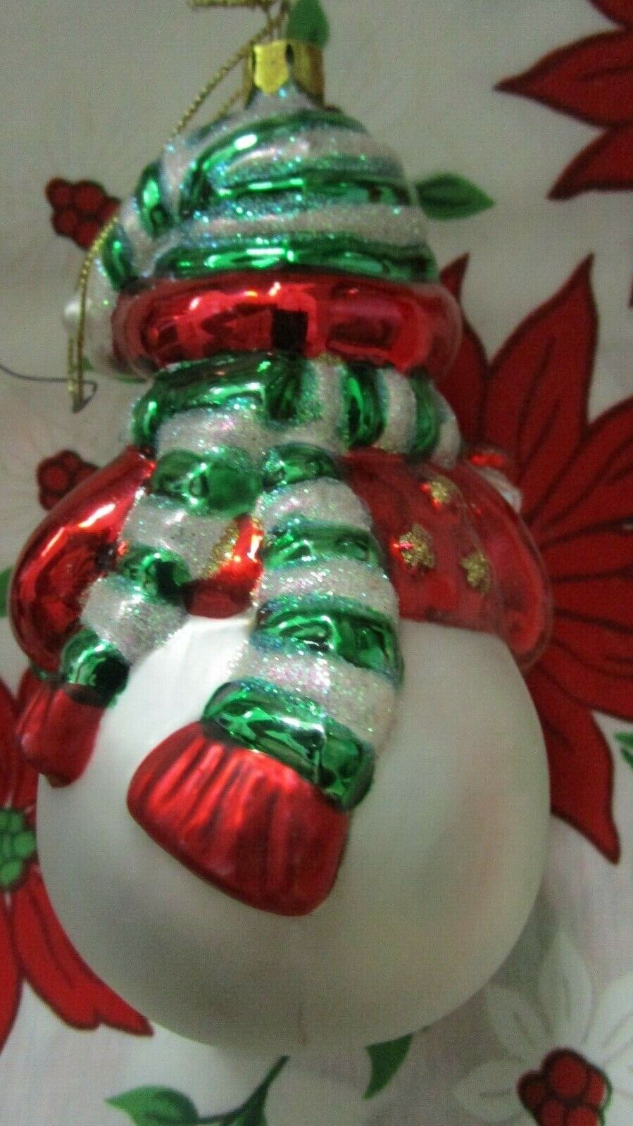 (OWC) Old World Christmas AND VINTAGE BK HANDBLOWN GLASS ORNAMENTS 5 pcs