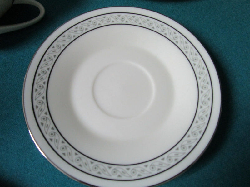 Lenox Trio Cup Saucer Plate Future Pattern ^^^