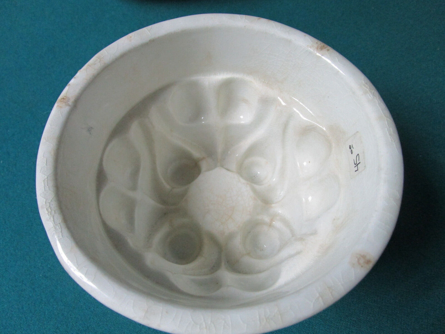 ANTIQUE 3  CERAMIC MOLDS ONE IS COPERLAND 4 1/2" X 6" over 100 years old[molDs]